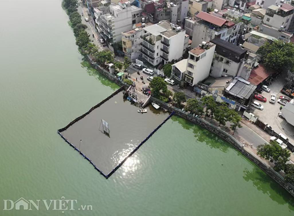 ハノイ西湖の実験区域
